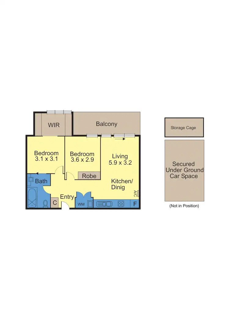Floorplan of Homely apartment listing, 8/225 Koornang Road, Carnegie VIC 3163