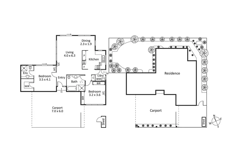 Floorplan of Homely house listing, 732A Hampton Street, Brighton VIC 3186