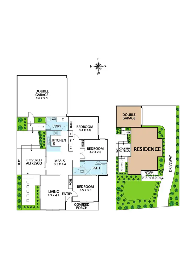 Floorplan of Homely unit listing, 1/79 Percy Street, Mitcham VIC 3132