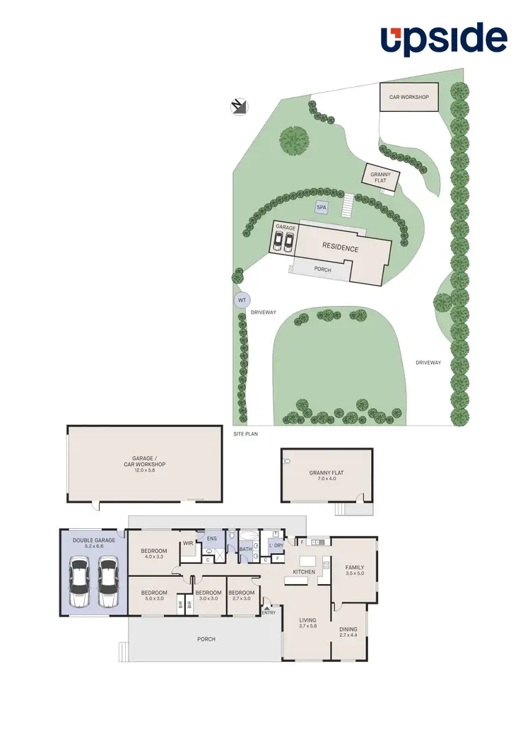 Floorplan of Homely house listing, 60 Stockdale Road, Darraweit Guim VIC 3756