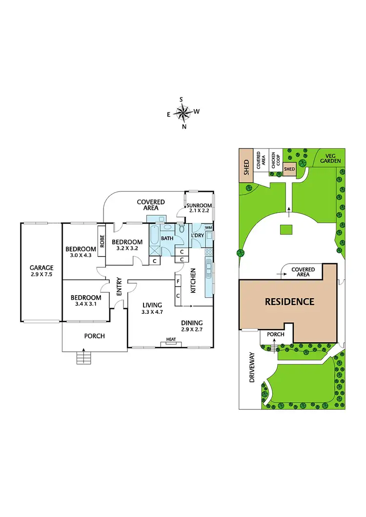 Floorplan of Homely house listing, 34 Katrina Street, Blackburn North VIC 3130