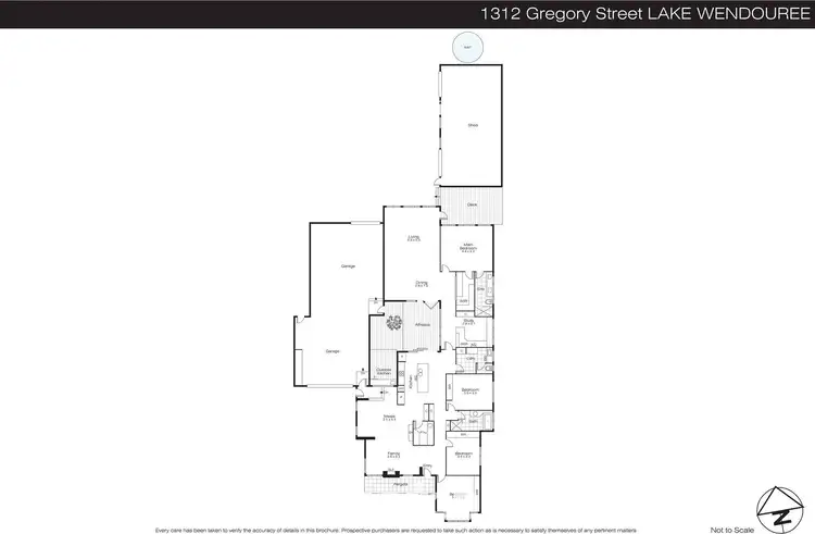 Floorplan of Homely house listing, 1312 Gregory Street, Lake Wendouree VIC 3350