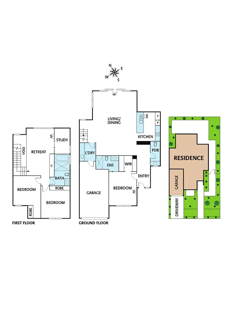 Floorplan of Homely house listing, 11 Evelyn Way, St Helena VIC 3088