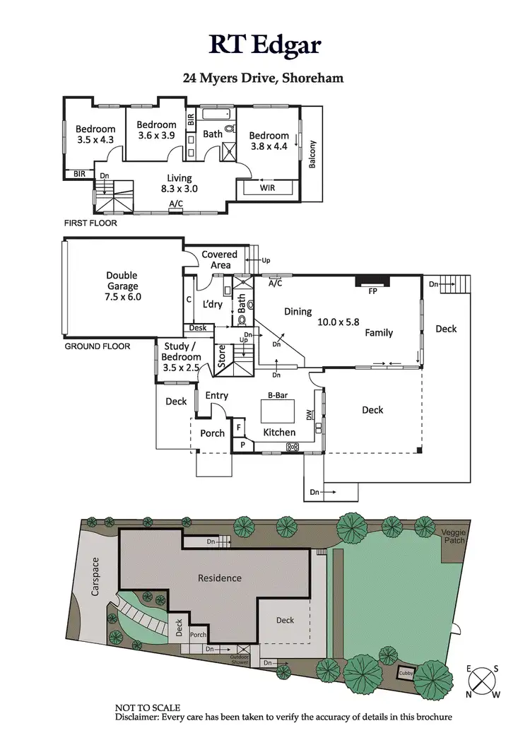 Floorplan of Homely house listing, 24 Myers Drive, Shoreham VIC 3916