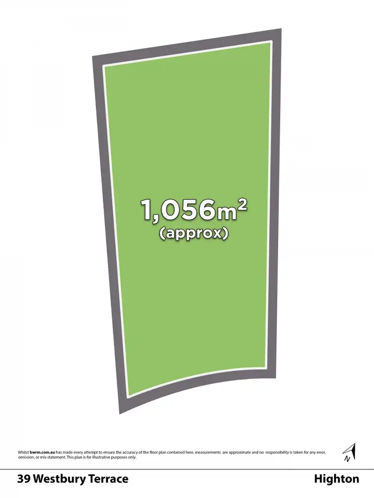 Floorplan of Homely land listing, 39 Westbury Terrace, Highton VIC 3216