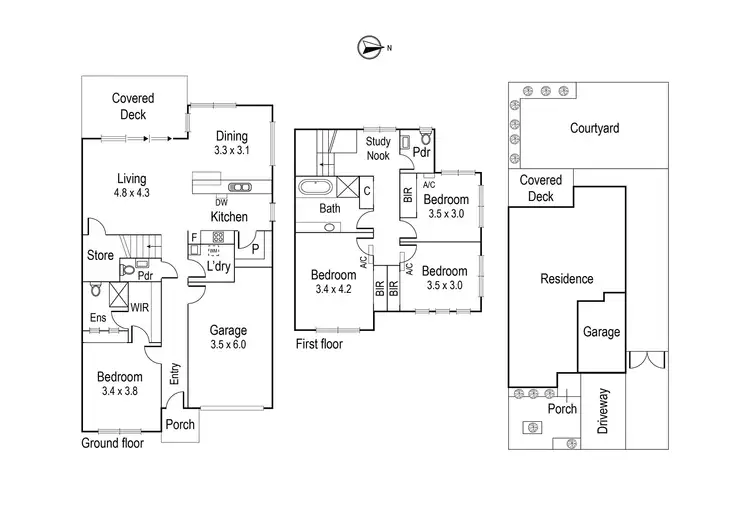 Floorplan of Homely house listing, 51 Ironbark Crescent, Ivanhoe VIC 3079