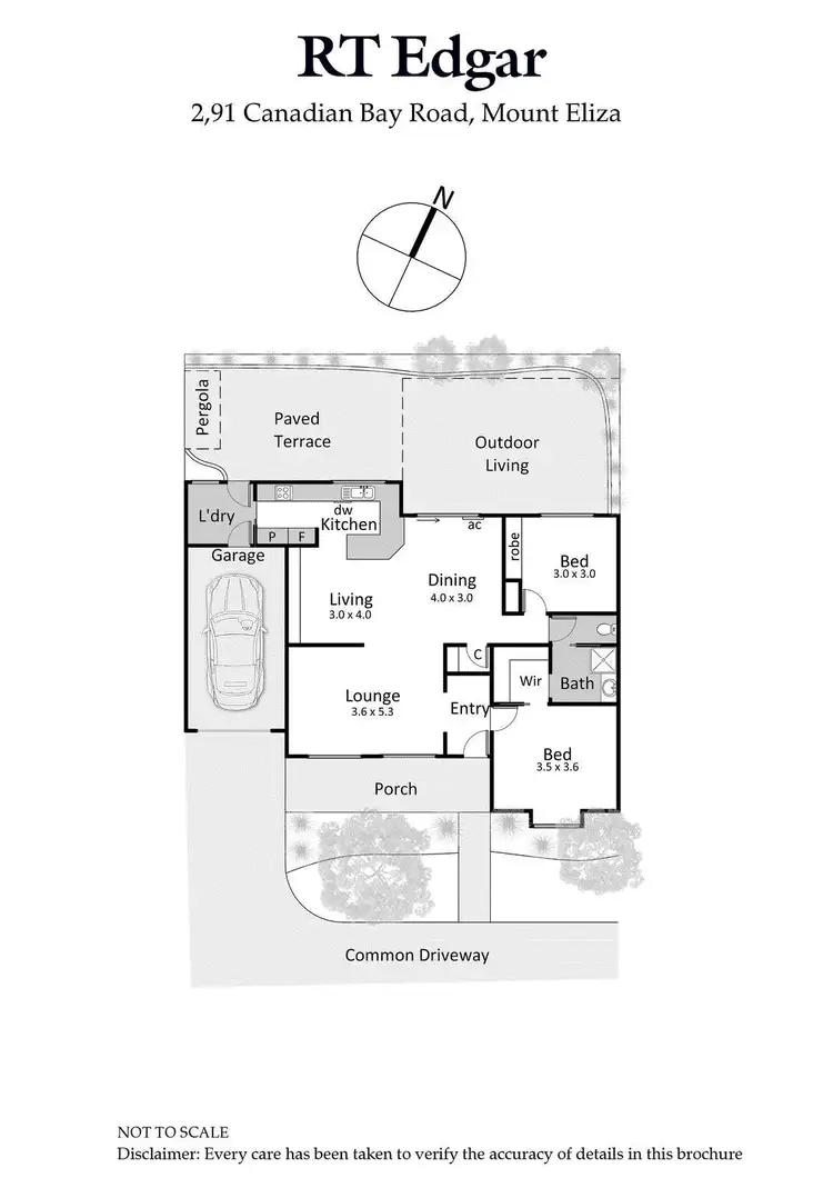 Floorplan of Homely unit listing, 2/91 Canadian Bay Road, Mount Eliza VIC 3930
