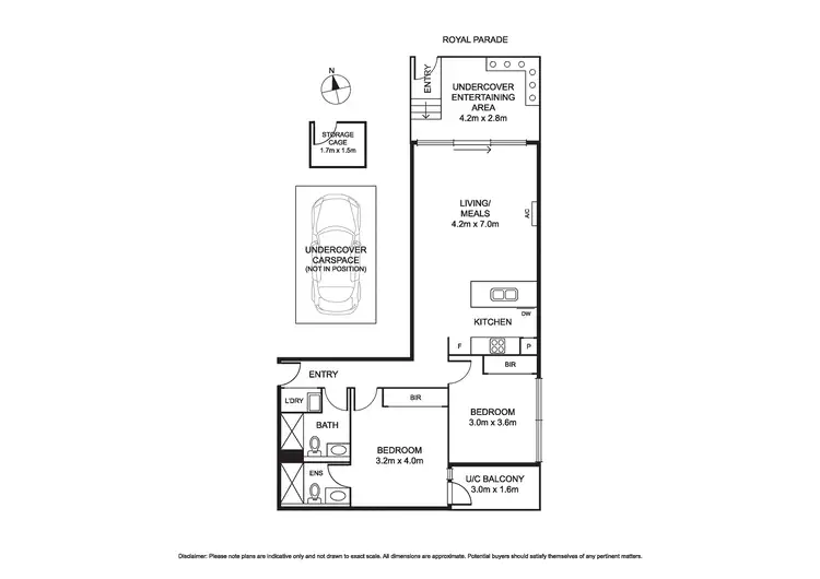 Floorplan of Homely apartment listing, G03/2a Royal Parade, Caulfield South VIC 3162