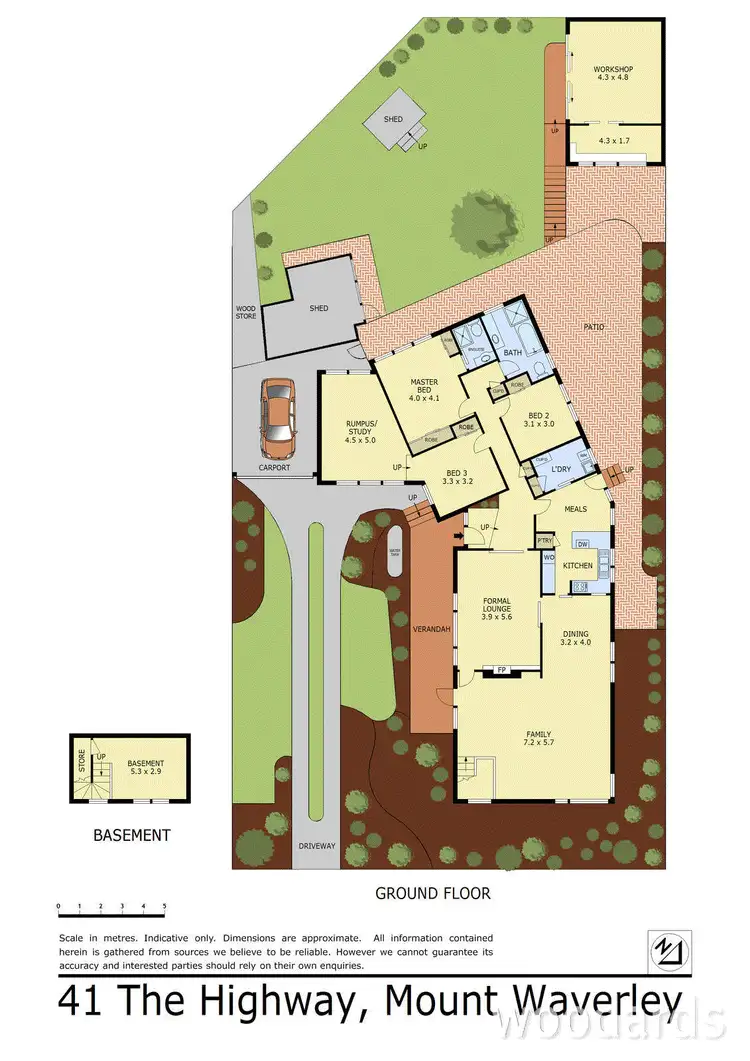 Floorplan of Homely house listing, 41 The Highway, Mount Waverley VIC 3149