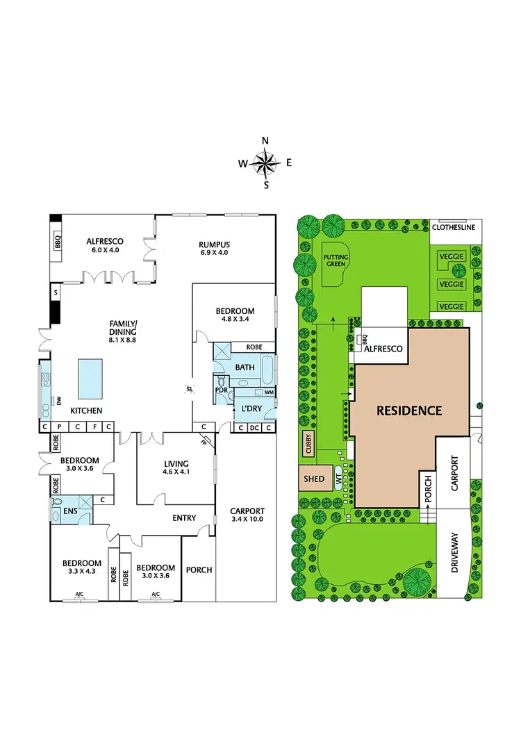 Floorplan of Homely house listing, 69 Carween Avenue, Mitcham VIC 3132