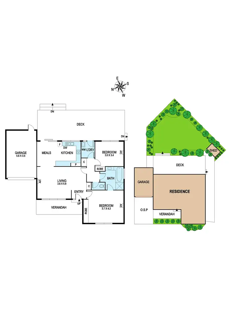 Floorplan of Homely house listing, 16 Longbeach Close, Aspendale VIC 3195