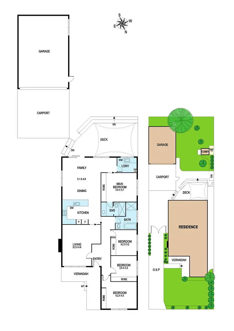 Floorplan of Homely house listing, 74 Brooks Street, Bentleigh East VIC 3165