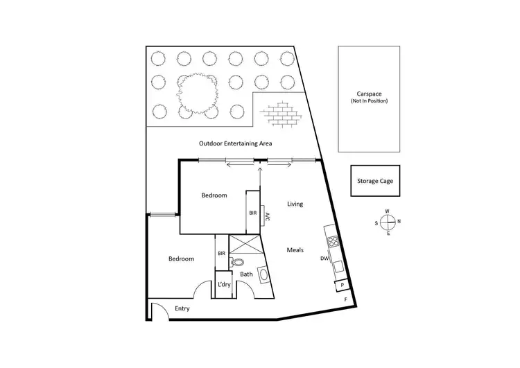 Floorplan of Homely apartment listing, 2/45 York Street, Richmond VIC 3121