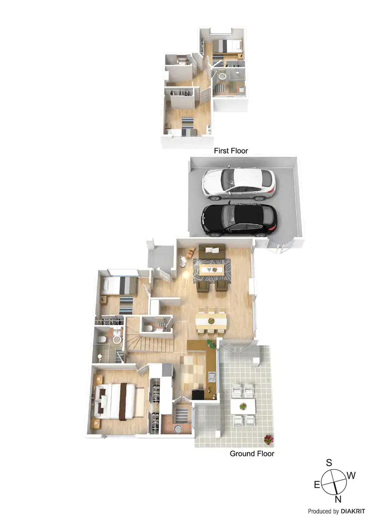 Floorplan of Homely townhouse listing, 3/11 Hiscock Street, Chadstone VIC 3148