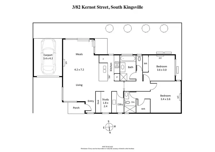 Floorplan of Homely villa listing, 3/82 Kernot Street, South Kingsville VIC 3015