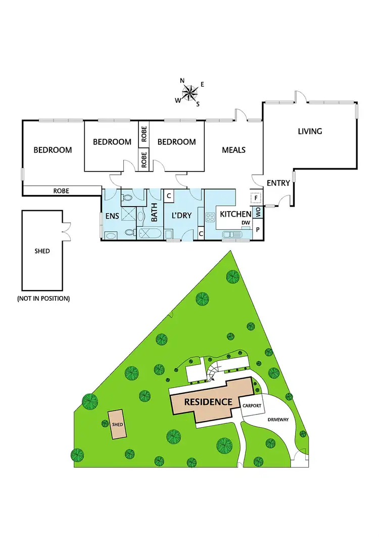 Floorplan of Homely house listing, 125 Sherbourne Road, Montmorency VIC 3094