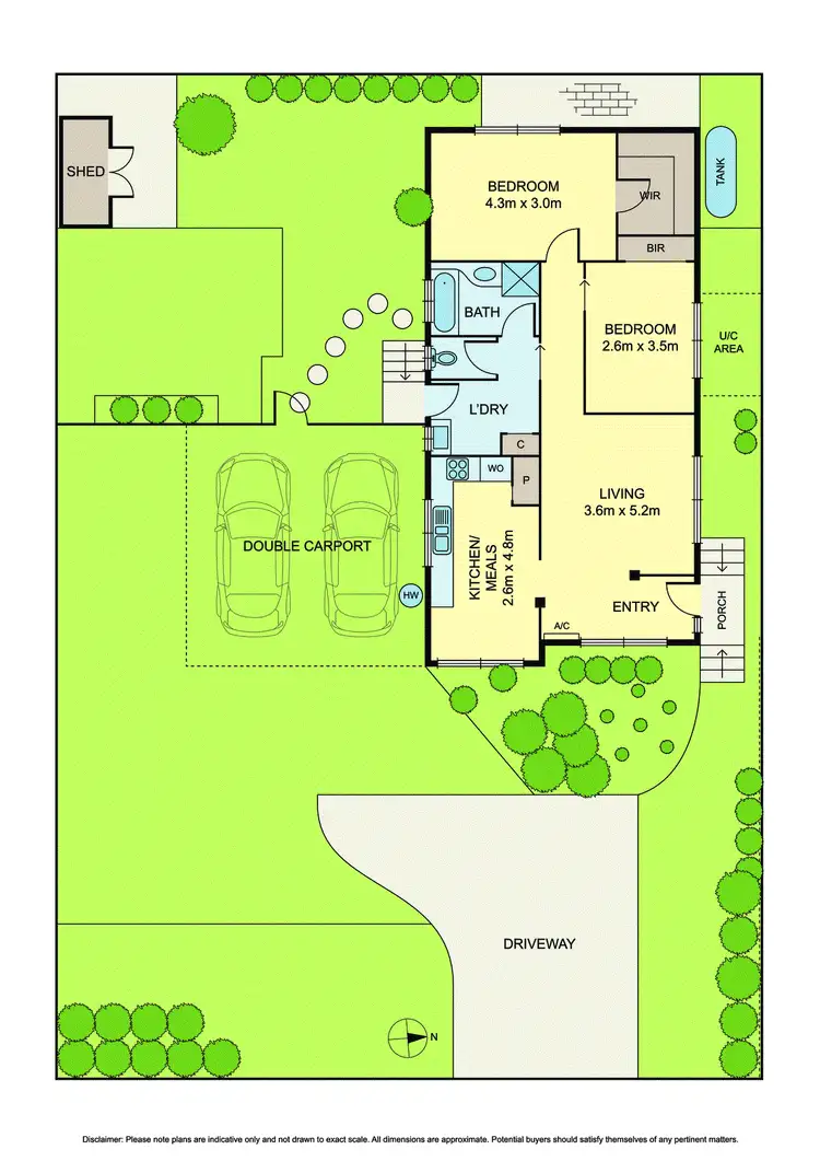 Floorplan of Homely unit listing, 51A Kalinda Road, Ringwood VIC 3134
