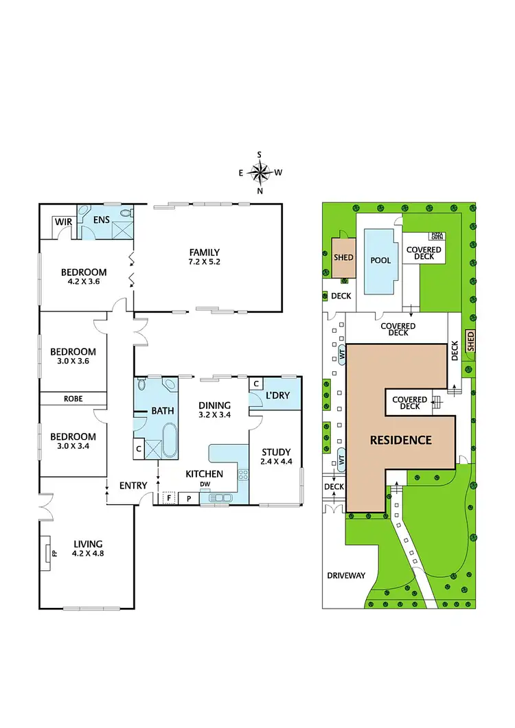 Floorplan of Homely house listing, 14 Heather Grove, Nunawading VIC 3131