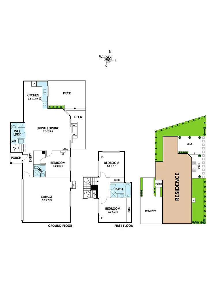 Floorplan of Homely townhouse listing, 2/11 Stuart Crescent, Nunawading VIC 3131