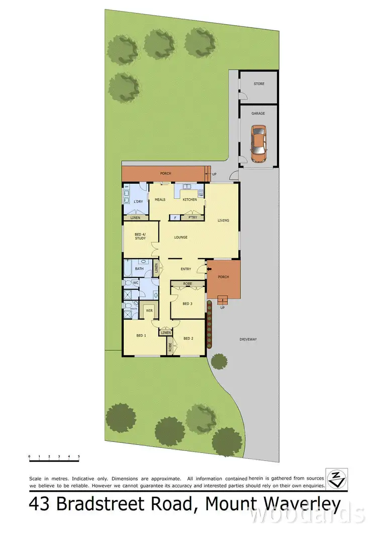 Floorplan of Homely house listing, 43 Bradstreet Road, Mount Waverley VIC 3149