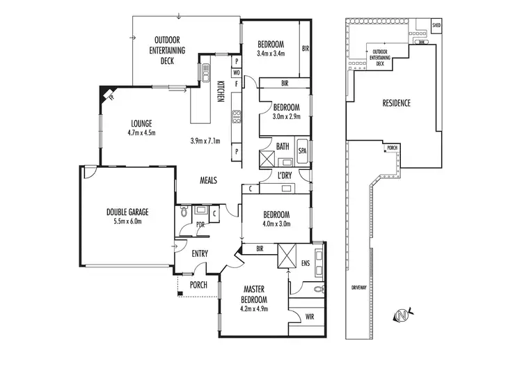 Floorplan of Homely unit listing, 2/8 Kooringa Road, Carnegie VIC 3163