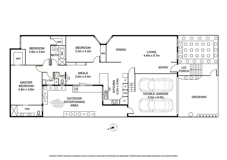 Floorplan of Homely townhouse listing, 1/18 Trevascus Street, Caulfield South VIC 3162