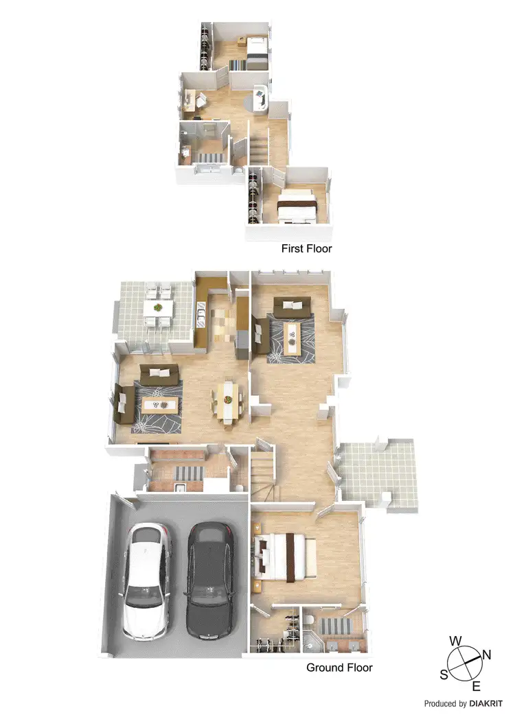Floorplan of Homely townhouse listing, 1/2 Marianne Way, Mount Waverley VIC 3149