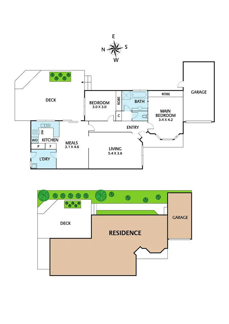 Floorplan of Homely unit listing, 3/377 Mitcham Road, Mitcham VIC 3132