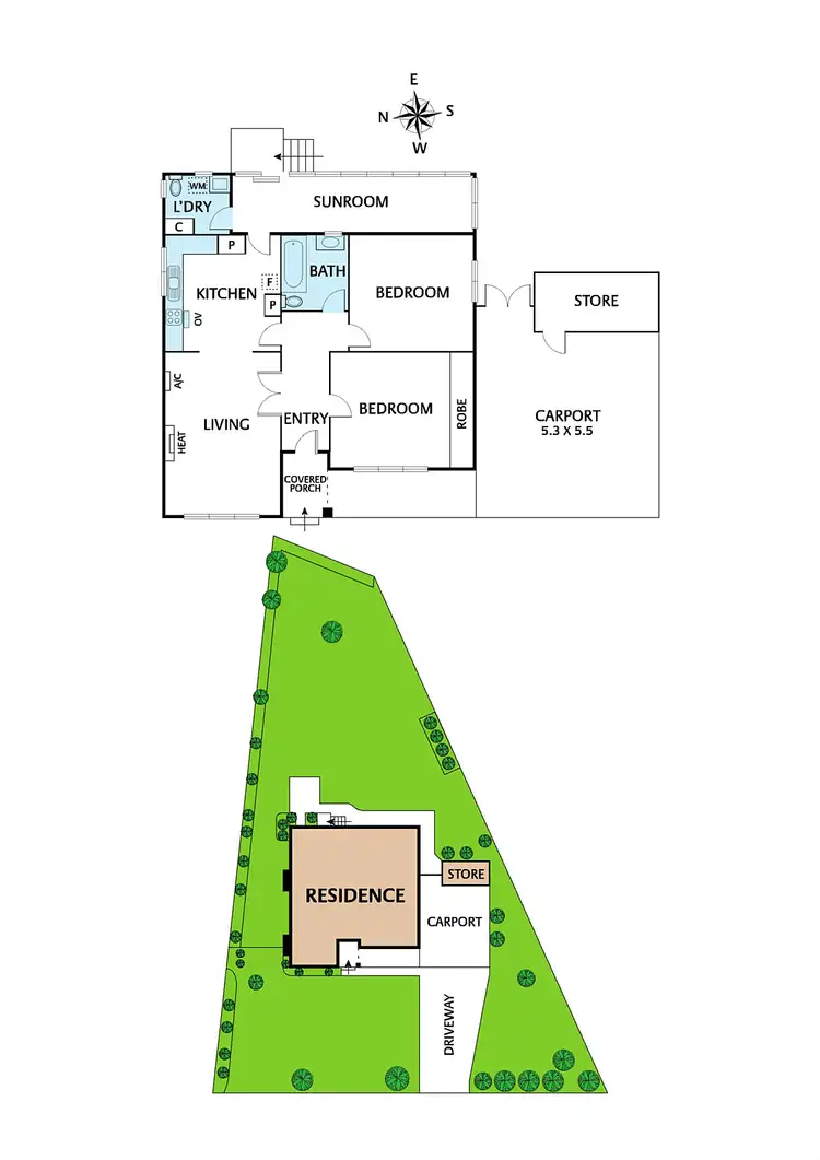 Floorplan of Homely house listing, 6-8 Anama Street, Greensborough VIC 3088