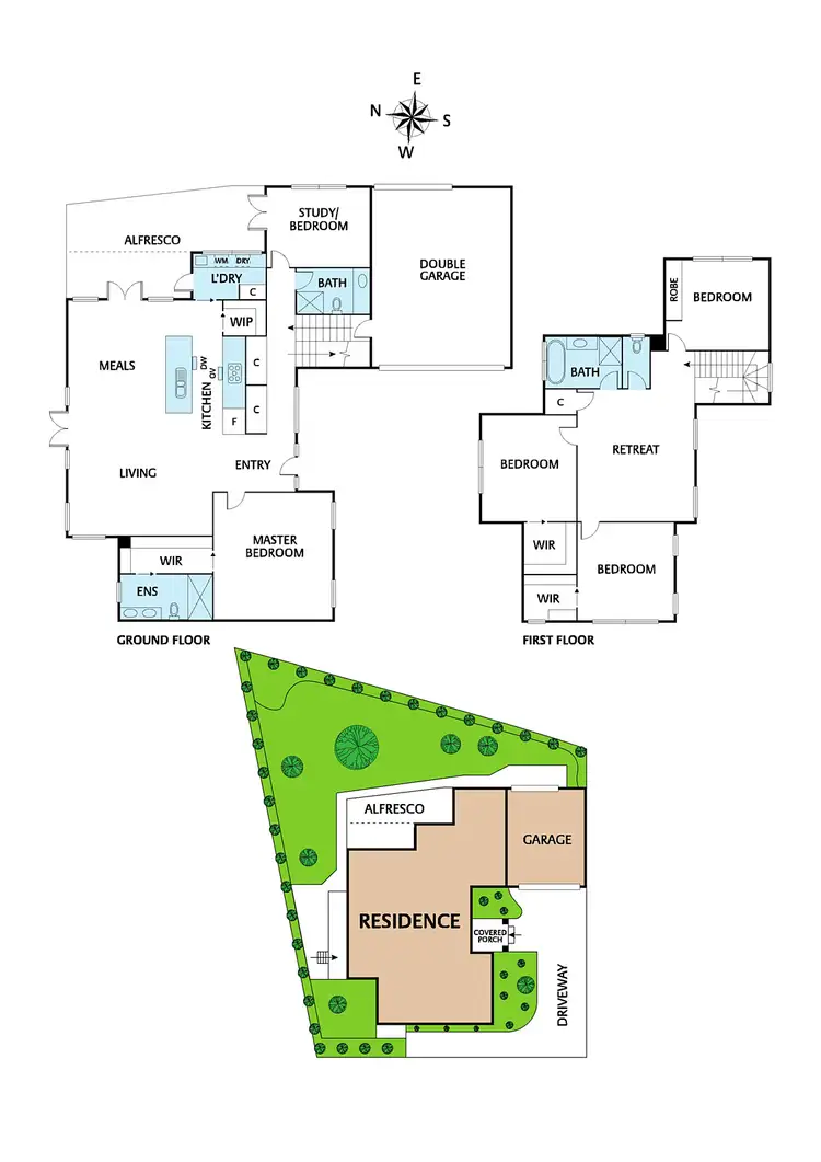 Floorplan of Homely townhouse listing, 2/15 Brownes Crescent, Eltham VIC 3095