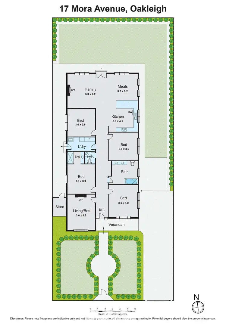 Floorplan of Homely house listing, 17 Mora Avenue, Oakleigh VIC 3166