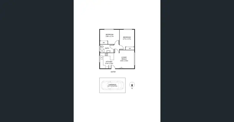 Floorplan of Homely unit listing, 8/6-8 Charlotte Street, Collingwood VIC 3066