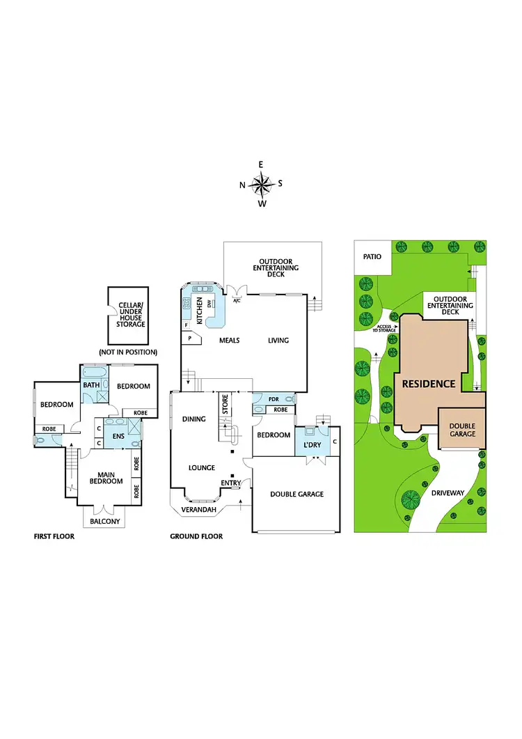 Floorplan of Homely house listing, 5 Valley Park Grove, Eltham VIC 3095