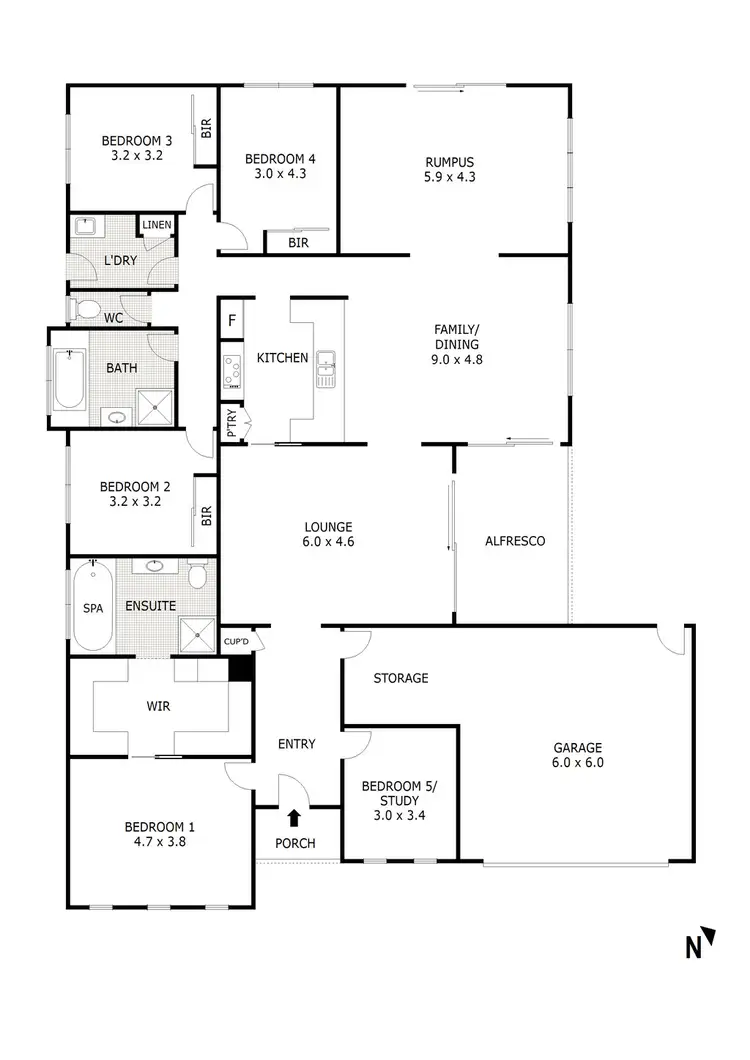 Floorplan of Homely house listing, 84 Wallara Waters Boulevard, Wallan VIC 3756