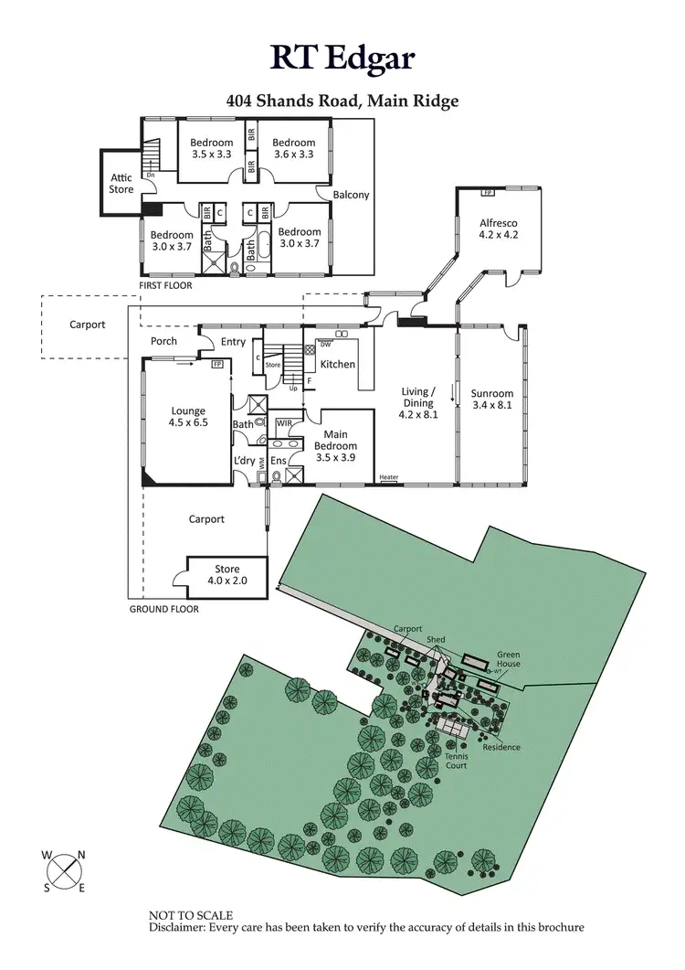 Floorplan of Homely rural property listing, 404 Shands Road, Main Ridge VIC 3928