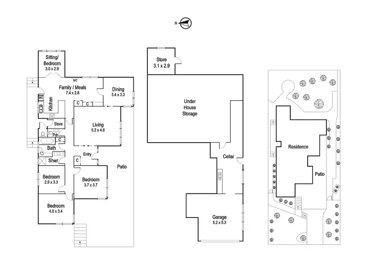 Floorplan of Homely house listing, 24 Kathleen Street, Rosanna VIC 3084