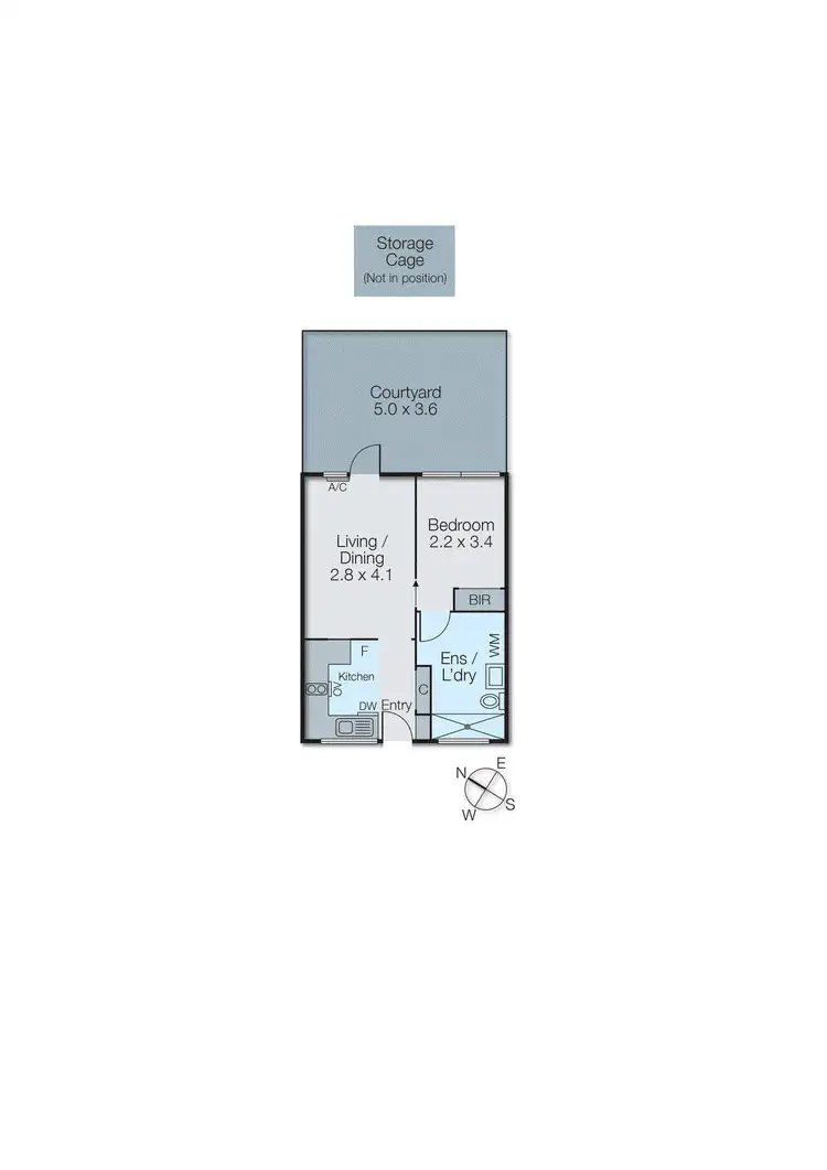 Floorplan of Homely apartment listing, 17/3 Herbert Street, St Kilda VIC 3182