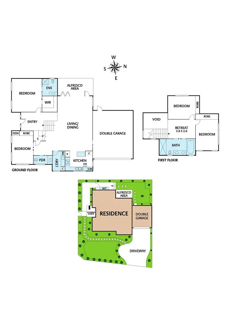 Floorplan of Homely house listing, 385 Lower Heidelberg Road, Eaglemont VIC 3084