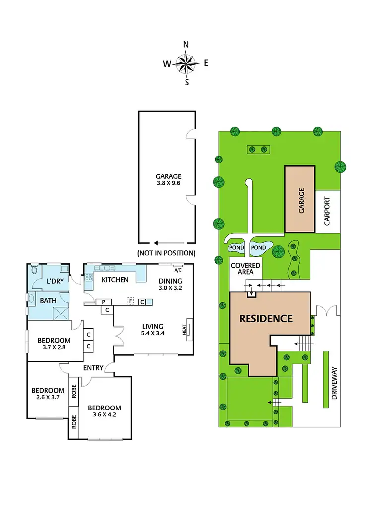 Floorplan of Homely house listing, 19 Garden Avenue, Mitcham VIC 3132