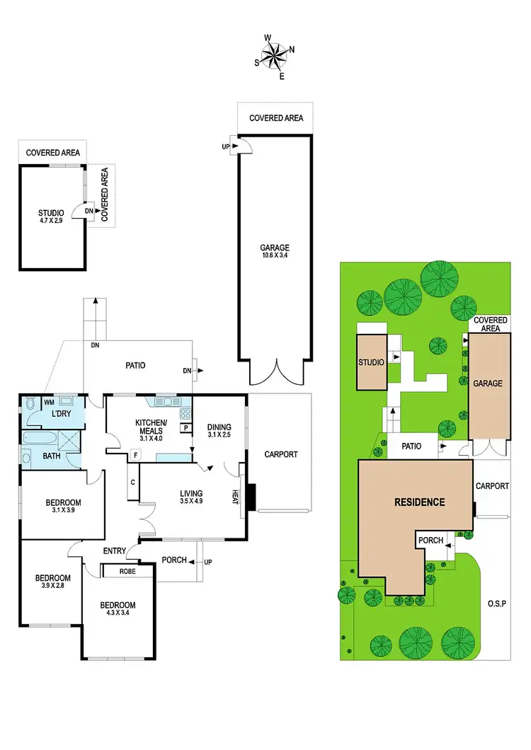 Floorplan of Homely house listing, 25 Rica Street, Moorabbin VIC 3189