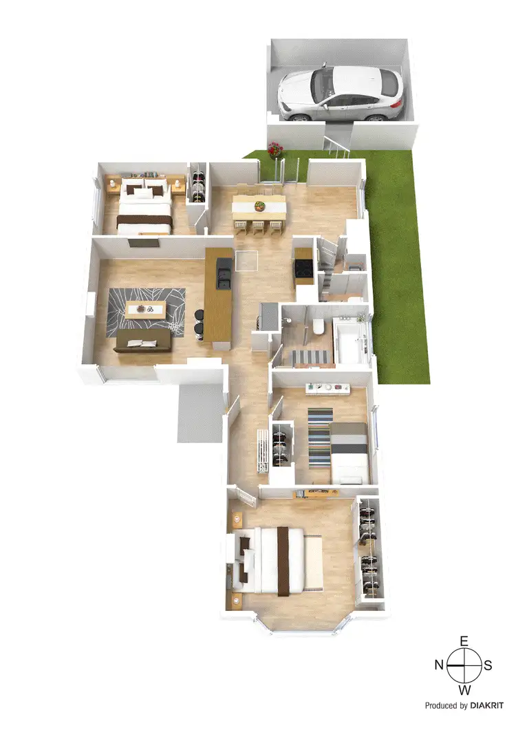 Floorplan of Homely unit listing, 1/9 Second Street, Clayton South VIC 3169