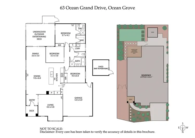 Floorplan of Homely house listing, 63 Ocean Grand Drive, Ocean Grove VIC 3226