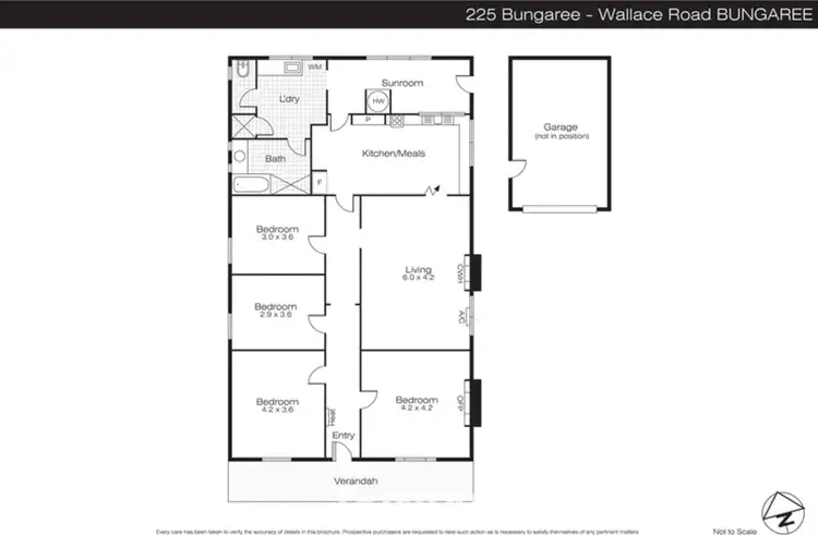 Floorplan of Homely house listing, 225 Bungaree Wallace Road, Bungaree VIC 3352