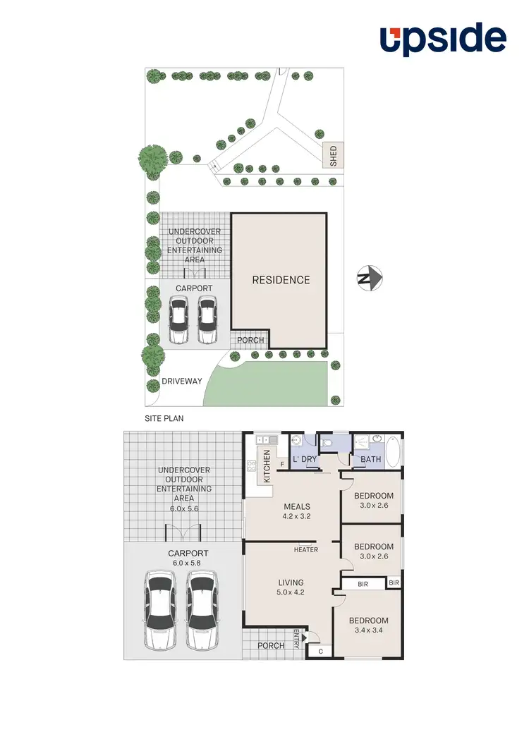 Floorplan of Homely house listing, 7 Hutchins Way, Skye VIC 3977
