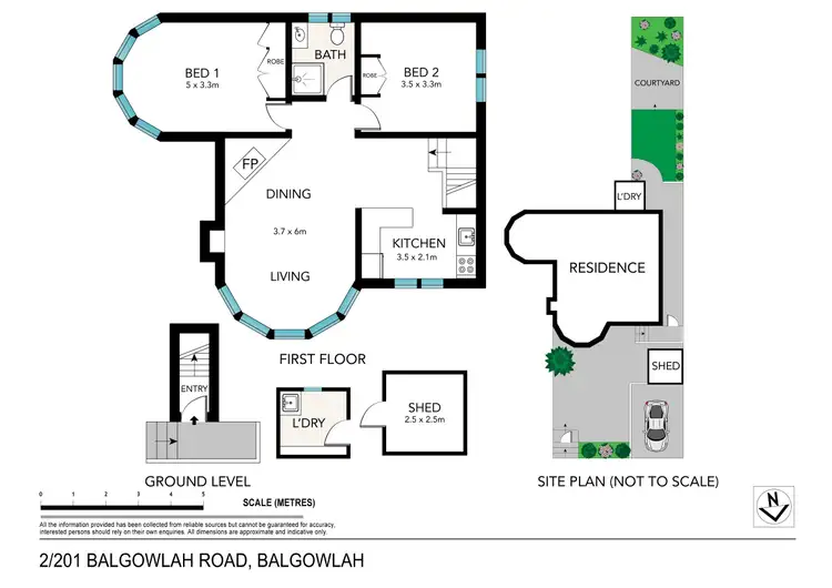 Floorplan of Homely semi-detached listing, 2/201 Balgowlah Road, Balgowlah NSW 2093