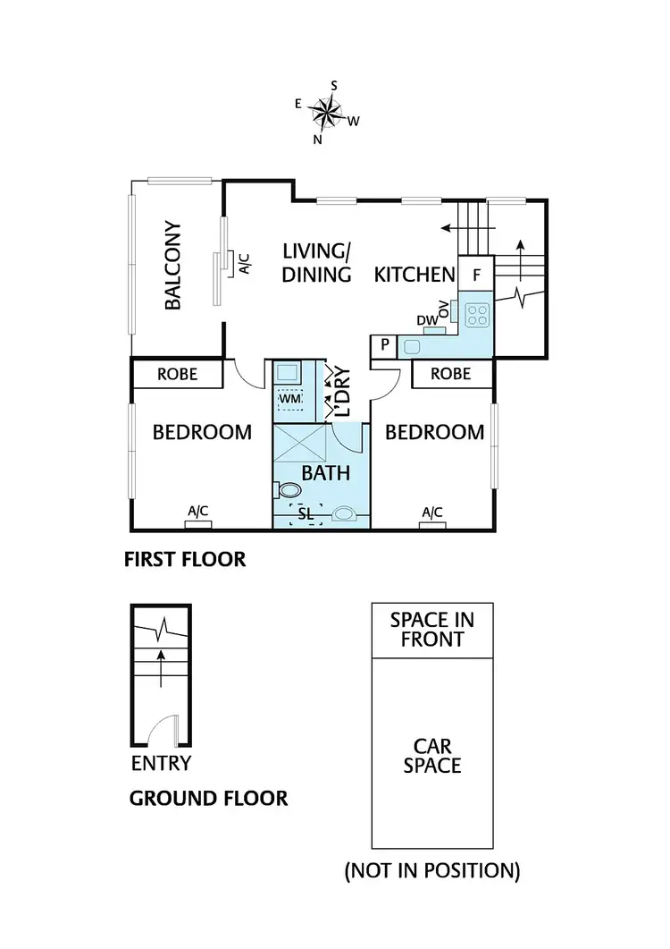 Floorplan of Homely townhouse listing, 5/226 Gower Street, Preston VIC 3072