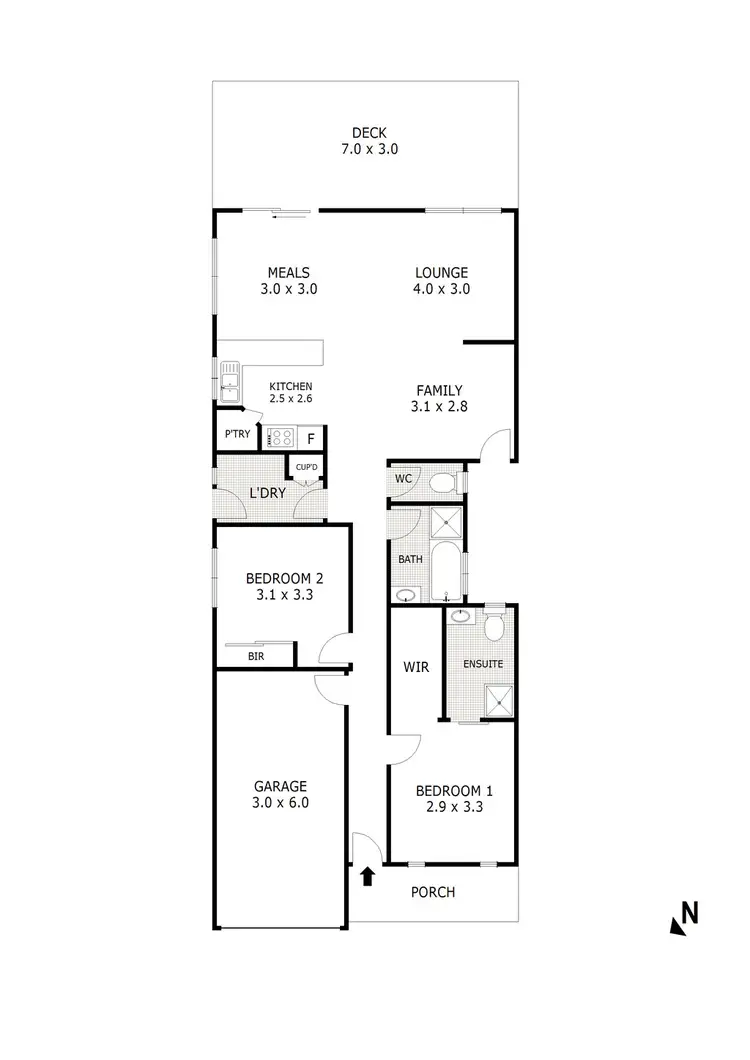 Floorplan of Homely house listing, 96 Stanley Street, Wallan VIC 3756