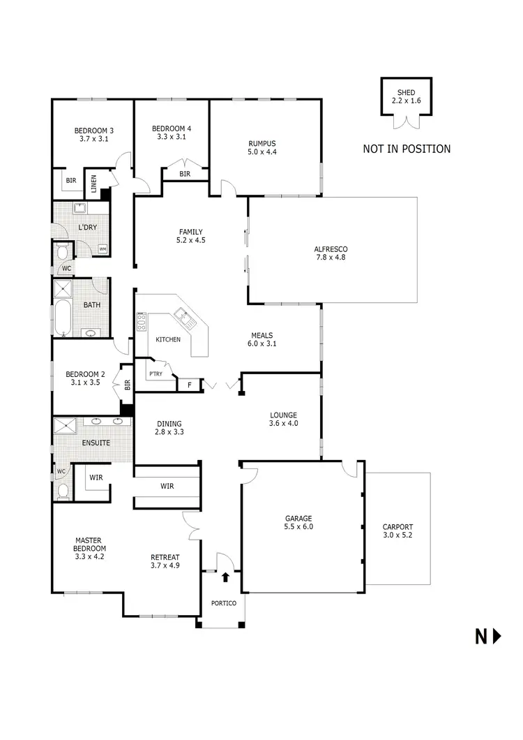 Floorplan of Homely house listing, 95 Dudley Street, Wallan VIC 3756