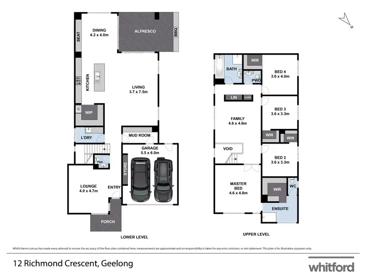 Floorplan of Homely house listing, 12 Richmond Crescent, Geelong VIC 3220