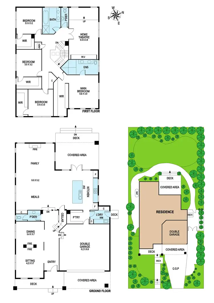 Floorplan of Homely house listing, 3 Wood Street, Bentleigh VIC 3204
